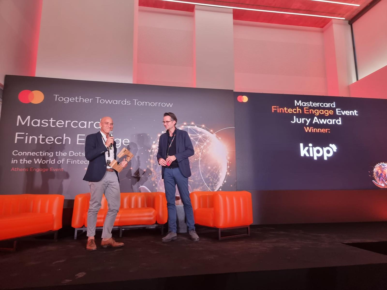 Kipp wins the Mastercard Engage Jury Award